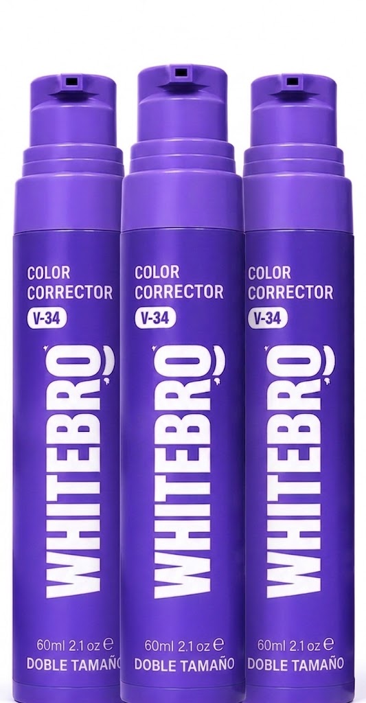 Blanqueador Dental V34 Whitebro – Neutralizador de Amarillo Instantáneo. 60ML